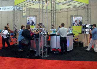 Oxygen Bar at Trade Show